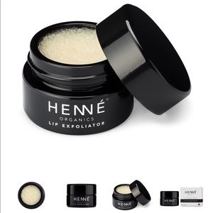 BNIB HENNE organics lip exfoliator - lavender mint